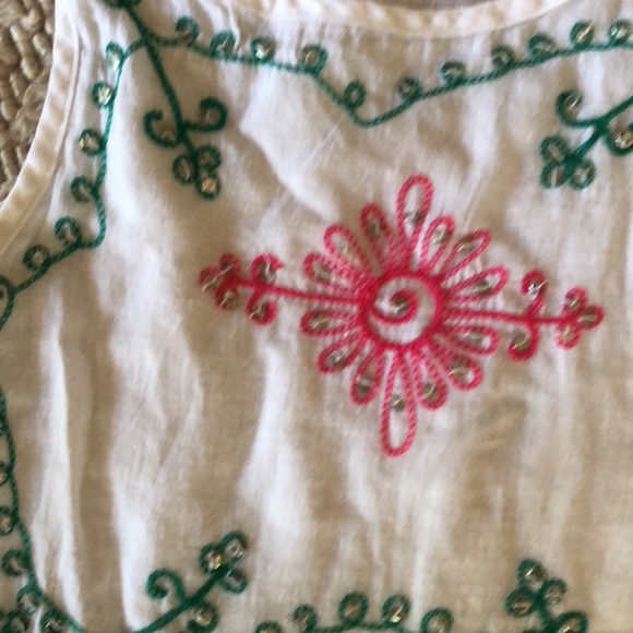 Ruby YaYa boho sequined caftan/swim coverup - Picture 3 of 10